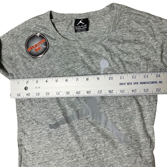 Air Jordan Girls 5 Gray Reflective Ink Jumpman 4-5 Yrs Old Sporty - Picture 7 of 13